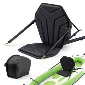 Kayak Seat, 1 Pack 1" Thick, Universal Paddle Board Seat with Back Support
