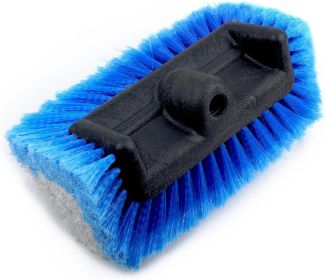 Car Wash Brush 5-Sided Head with Soft Detailing Bristle for Cleaning Exterior, Wash Equipment for Truck, SUV, RV, Camper, Deck Boat, Van, Home Wa