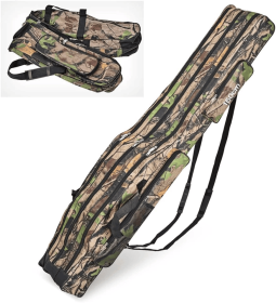 Fishing Bag Rod Bag Fishing Bag with 3 Compartments Fishing Rod Bags Portable